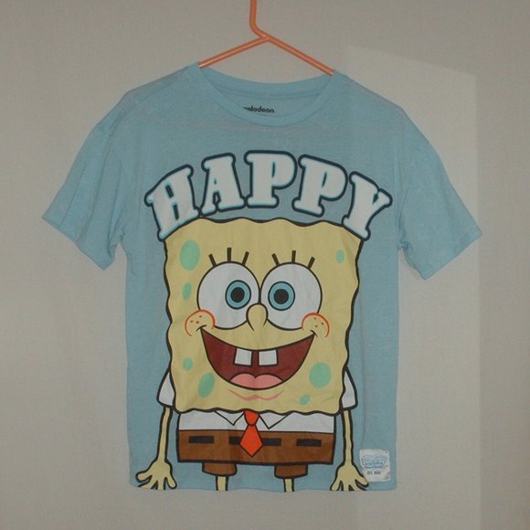 Sponge Bob Sqare Pants Other - Sponge Bob Square Pants T-shirt - New - size M (7-9)